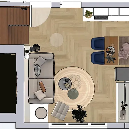 Pensionat Ecocube 2 - Sonnenbalkon, Badewanne, Waschmaschine Haren