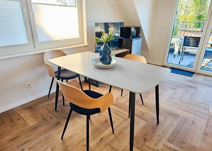בית הארחה Ecocube 2 - Sonnenbalkon, Badewanne, Waschmaschine הארן
